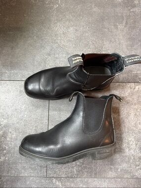 Blundstone Black Women's Leather Chelsea Dress Boots #063